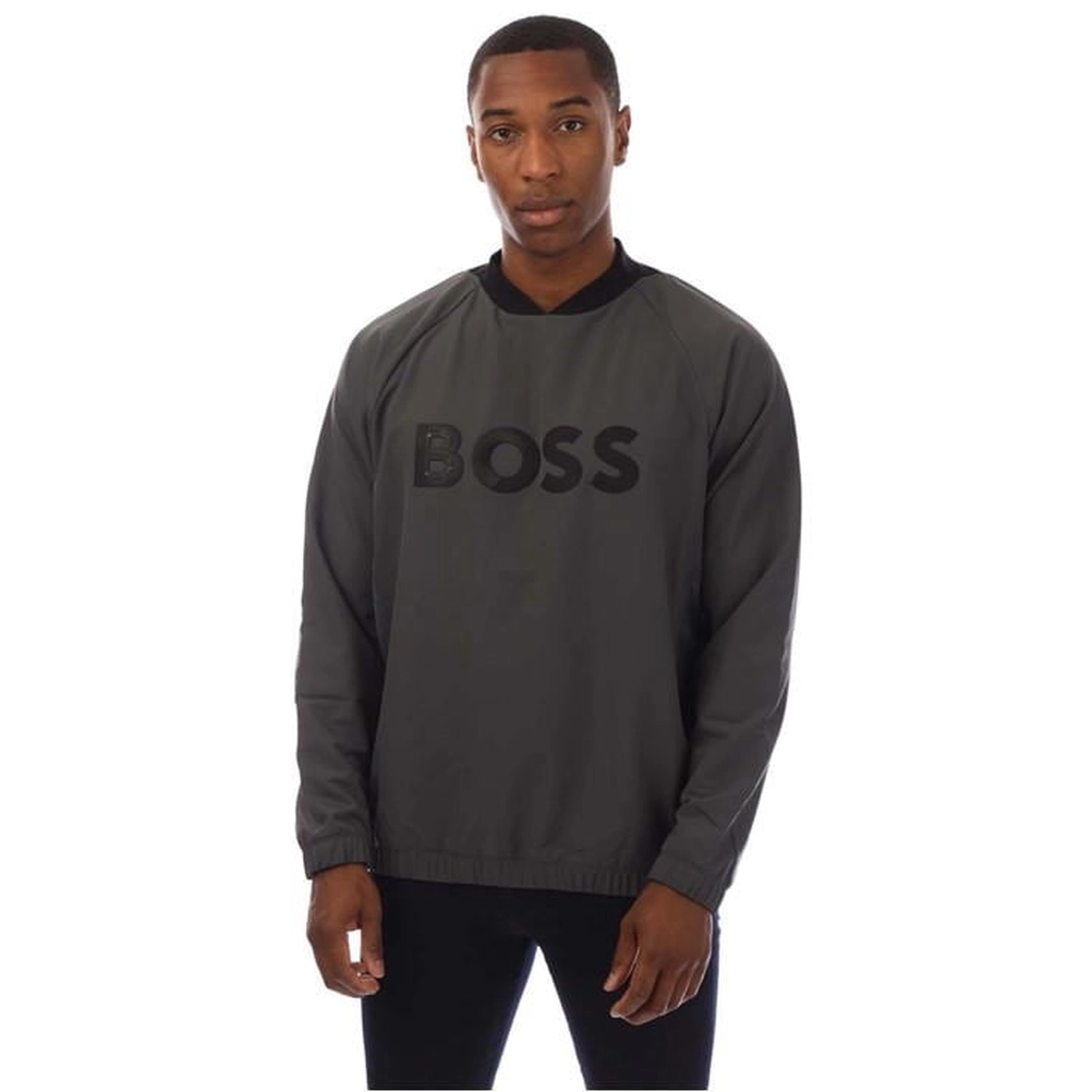 Hugo Boss Golf Pullover Crewneck Sweatshirt - Grey